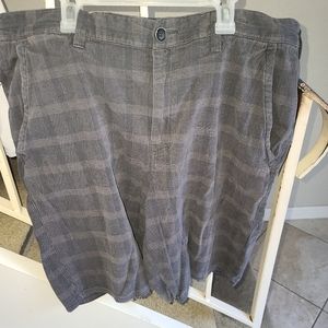 Tony Hawk Mens 40 waist plaid shorts.